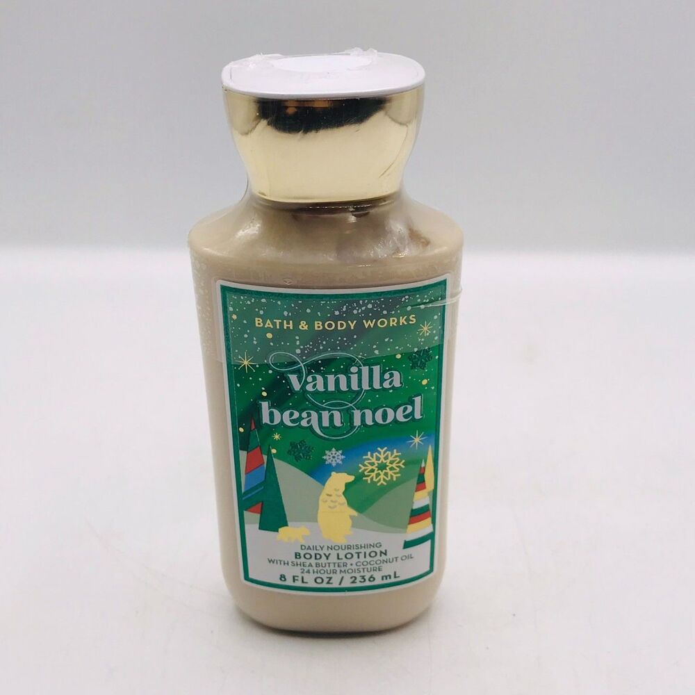 New Bath & Body Works Vanilla Bean Noel Body Lotion 8oz